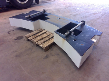 Contrapeso para Máquina de construção Terex Terex Challenger 3160 counterweight 2,26 Ton: foto 4