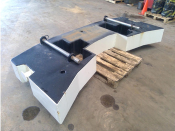 Contrapeso para Máquina de construção Terex Terex Challenger 3160 counterweight 2,26 Ton: foto 3
