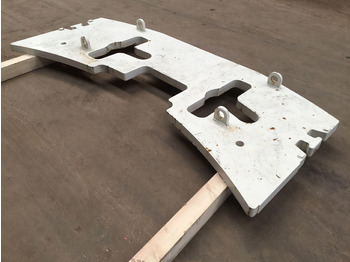 Contrapeso para Máquina de construção Terex Terex Challenger 3180 Counterweight 0,9 ton: foto 4
