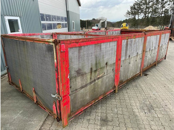 Carroçaria de caixa aberta 18m3 - Finer container m-rustfri bund: foto 3