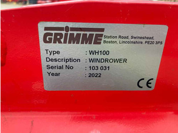 Colheitadeira Grimme Grimme WH100 Single Row Potato Windrower: foto 2