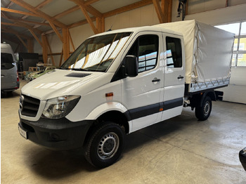 Carrinha de lona, Carrinha cabine dupla Mercedes-Benz Sprinter 316 CDI Doka 4x4 Allrad Plane: foto 2