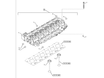 Cabeça do motor novo IVECO FPT F4HFE613Y F4HFE613E*B005, F4HFE613F*A001 Cylinder Head 2831279 4899587 4893051: foto 3