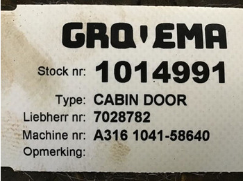 Porta e peças Liebherr Cabin Door: foto 2