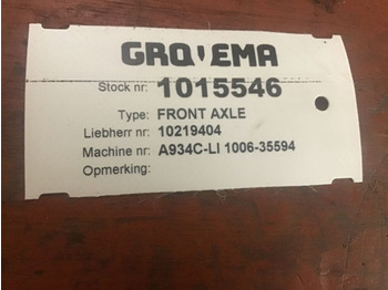 Eixo e peças Liebherr Frontaxle: foto 2