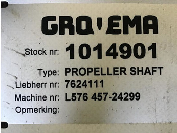 Semi eixo Liebherr Propellor Shaft: foto 3