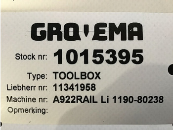 Peça de reposição LIEBHERR