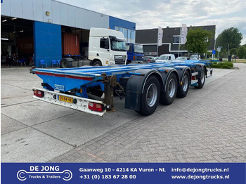 Semi-reboque transportador de contêineres/ Caixa móvel D-TEC