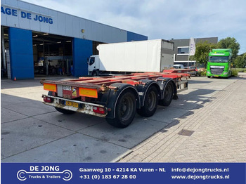 Semi-reboque transportador de contêineres/ Caixa móvel D-TEC