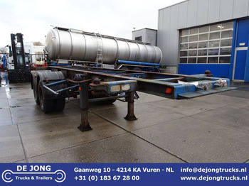 Semi-reboque transportador de contêineres/ Caixa móvel GROENEWEGEN