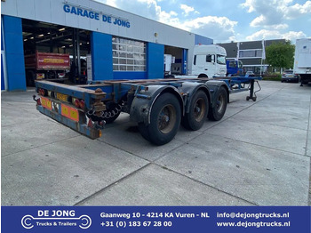Semi-reboque transportador de contêineres/ Caixa móvel KROMHOUT