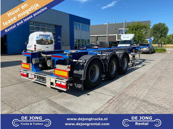 Semi-reboque transportador de contêineres/ Caixa móvel LAG