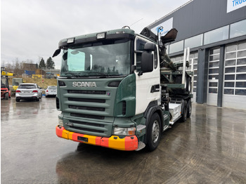 Camião de transporte de madeira SCANIA R 480