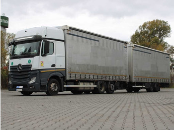Camião de lona MERCEDES-BENZ Actros 2542