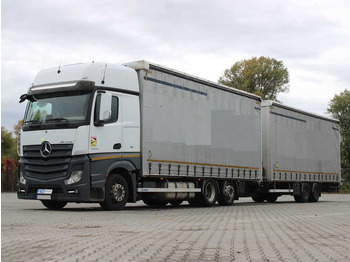 Camião de lona MERCEDES-BENZ Actros 2542