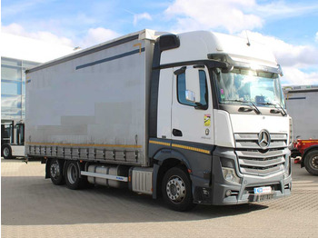 Camião de lona Mercedes-Benz Actros 2542, EURO 6, 6X2, NAVIGATION: foto 3