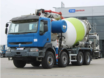 Autobetoneira com bomba RENAULT Kerax 420