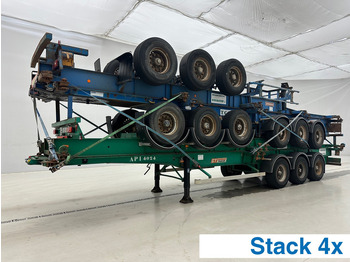 Semi-reboque transportador de contêineres/ Caixa móvel FRUEHAUF