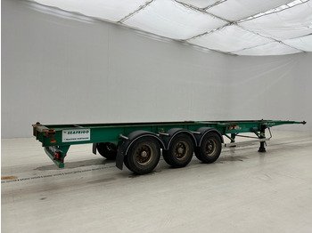 Semi-reboque transportador de contêineres/ Caixa móvel Fruehauf Skelet 2 x 20-40 ft: foto 4
