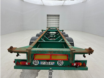 Semi-reboque transportador de contêineres/ Caixa móvel Fruehauf Skelet 2 x 20-40 ft: foto 5