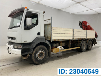 Camião de caixa aberta/ Plataforma RENAULT Kerax 420