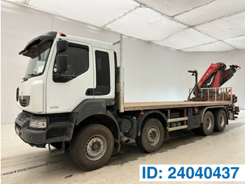 Camião de caixa aberta/ Plataforma RENAULT Kerax 460