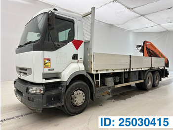 Camião de caixa aberta/ Plataforma RENAULT Premium 370