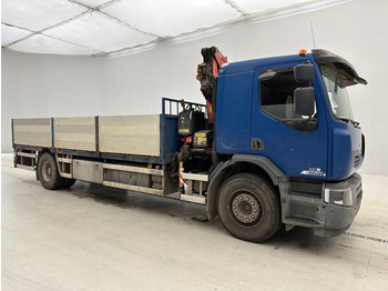 Camião de caixa aberta/ Plataforma, Camião grua Renault Premium Lander 320 DXi: foto 3