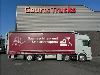 Camião transporte de veículos Scania R540 B8X2*6LB OPRIJWAGEN MET 15 TONS LAADKLEP EN GESLOTEN HUIF MET SCHUIFZEILEN EN SCHUIFKAP: foto 4