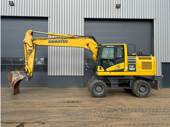 Escavadeira de rodas KOMATSU PW180