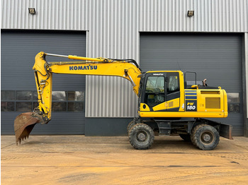 Escavadeira de rodas KOMATSU PW180