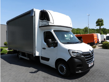Carrinha de lona RENAULT MASTER  TARPAULIN LIFT 10 PALLETS WEBASTO CRUISE CONTROL LED LIGHTS PNEUMATICS AIR CONDITIONING  165HP: foto 4