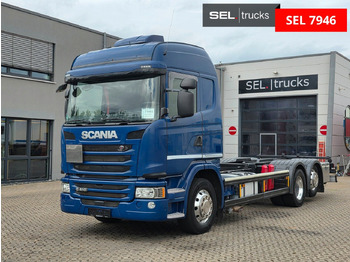 Camião transportador de contêineres/ Caixa móvel SCANIA G 410