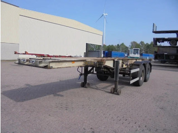 Semi-reboque transportador de contêineres/ Caixa móvel GROENEWEGEN