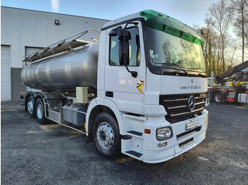 Camião cisterna para transporte de leite Mercedes-Benz Actros 2536 15500L INSULATED INOX TANK - 1 COMP: foto 3