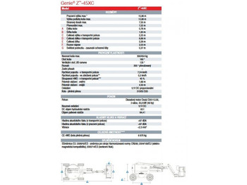 Locação financeira de Genie top! Z45 XC diesel 4x4 * 15.86m/454kg Genie top! Z45 XC diesel 4x4 * 15.86m/454kg: foto 5