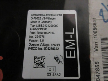 Sistema elétrico para Camião Iveco 504230342 EM-L MODULEN IVECO HI WAY MODEL EURO 6: foto 4