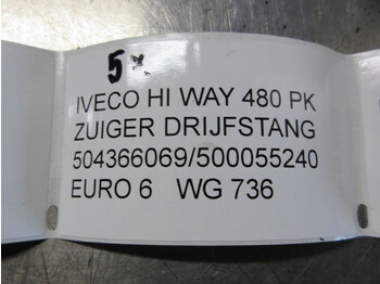 Motor e peças para Camião Iveco 504366069 // 500055240 ZUIGER HI WAY EURO 6 480 PK: foto 4