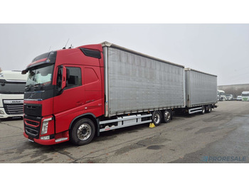 Camião de lona VOLVO FH 500 GLOBE XL EURO 6 - velkoobjemová souprava - prodejné jen s přívěsem WECON P0481W - cena je za celou soupravu: foto 2