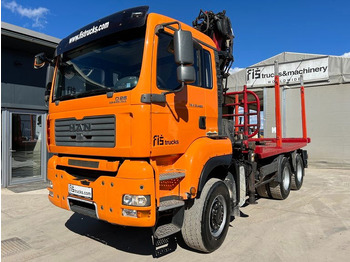 Camião de transporte de madeira MAN TGA 33.480
