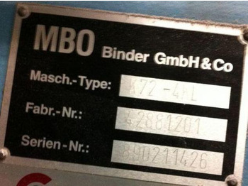 Máquina de dobrar papel MBO K 72-4-KL-F combination folding machine: foto 5 Máquina de dobrar papel MBO K 72-4-KL-F combination folding machine: foto 5