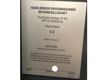 Impressora offset straight two-colour Heidelberg Speedmaster SM 74-2: foto 3