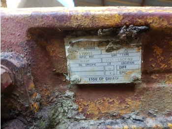 Eixo dianteiro para Empilhador telescópico Sanderson Telehandler Front Axle Beam Carraro 710/19 117842, 18381: foto 3