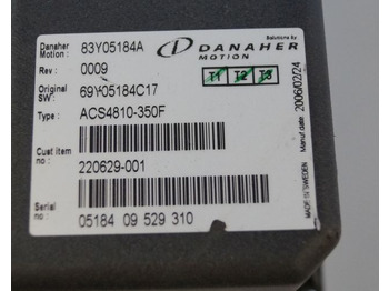 Centralina electrónica para Equipamento de movimentação Toyota/BT 220629-001 | Danaher motion AC Superdrive motor controller 83Y05184A A Danaher motion AC Superdrive motor controller 83Y05184A ACS4810-350F Rev 0009 sn. 0518409529310: foto 2