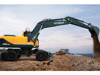 Escavadeira de rodas HYUNDAI R210