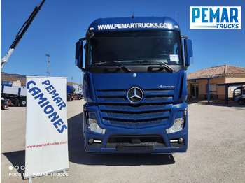 Camião de lona MERCEDES-BENZ ACTROS 1836 SEMITAUTLINER 18T: foto 2