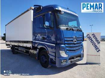 Camião de lona MERCEDES-BENZ ACTROS 1836 SEMITAUTLINER 18T: foto 3