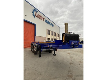 Semi-reboque transportador de contêineres/ Caixa móvel OKTAR