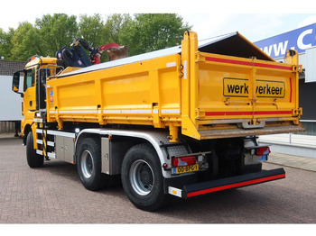 Camião grua MAN TGS 33.420 2 Zijdige kipper + kraan 6x6 Stuur as: foto 3