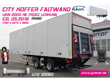 Semi-reboque furgão EKERI